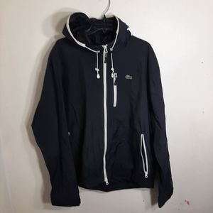 Lacoste Mens Black&White Jacket Sz 7/XXL